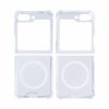 All Cases | For Galaxy Z Flip5 Magnetic Clear Case Tpu White All Cases