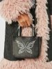 Bags | Evie Noir Bling Butterfly Tote Bag Bags Bags