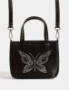 Bags | Evie Noir Bling Butterfly Tote Bag Bags Bags