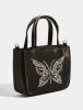 Bags | Evie Noir Bling Butterfly Tote Bag Bags Bags