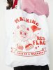 Bags | Walking Red Flag Tote Bag Bags Bags