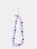 Beaded Phone Straps | Karma Purple Beaded Phone Strap Beaded Phone Straps Beaded Phone Straps