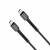 Cables | Rxu71C Nylon Braided Usb-C To Usb-C Cable 1.2Mtr Black Cables Black