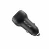 Chargers | Rxcc13 Usb-C Pd+Qc3.0 Car Charger 18W Black Chargers Black