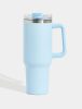 Home & Lifestyle | Light Blue Metal Tumbler Home & Lifestyle Home & Lifestyle