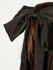 Home & Lifestyle | Satin Oversized Bow Hair Clip In Black Home & Lifestyle Home & Lifestyle