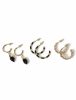 Jewellery |  3 Pack Semi Precious Hoop Earrings Jewellery Jewellery