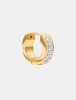 Jewellery |  Crystal Hoops In Gold Jewellery Jewellery