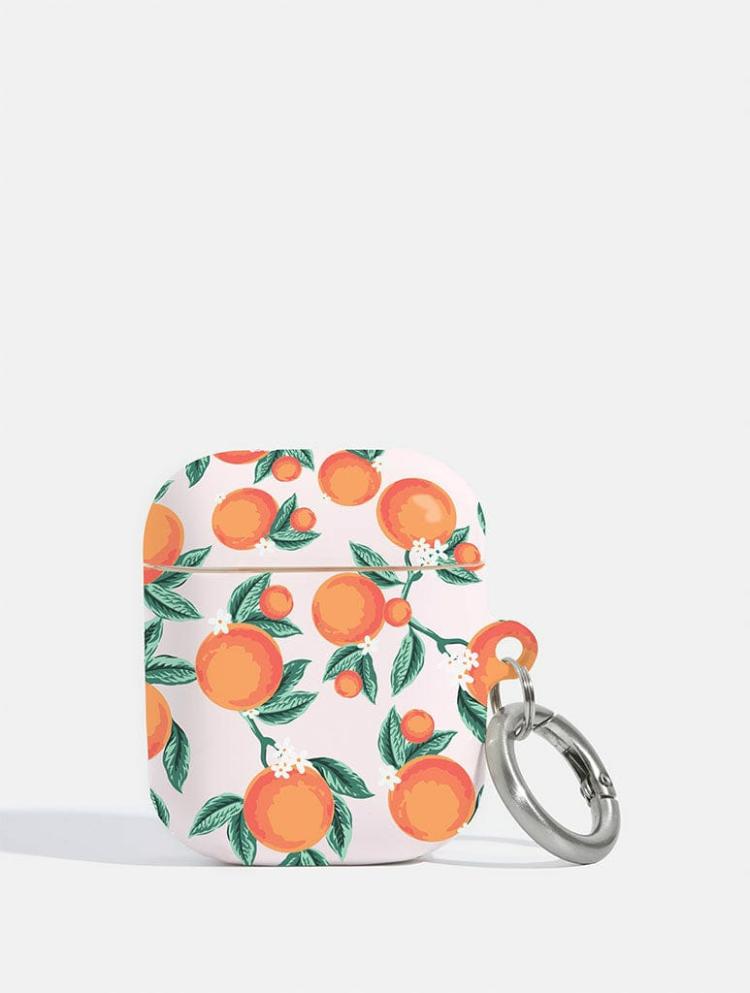 Airpods Cases | Floral Orange Airpods Case Airpods Cases Airpods Cases