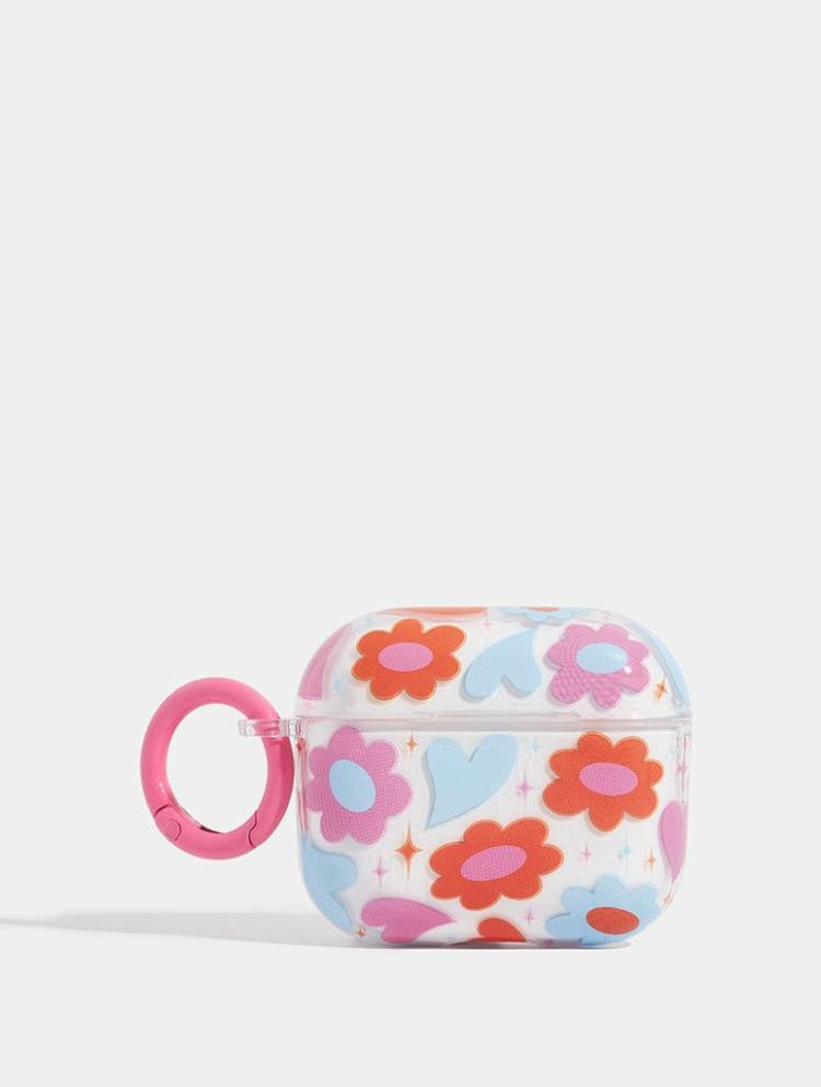 Airpods Cases | Groovy Flower Heart Airpods Case Airpods Cases Airpods Cases