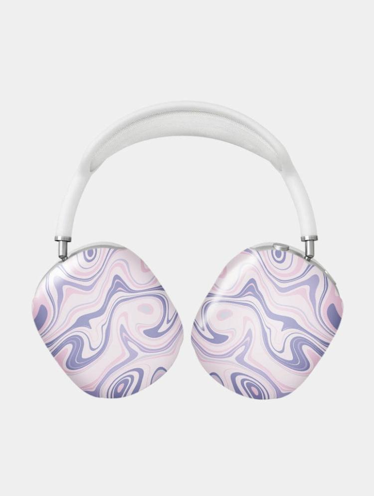 Airpods Max Cases | Lilac Swirl Airpods Max Case In Gloss Airpods Cases Airpods Cases