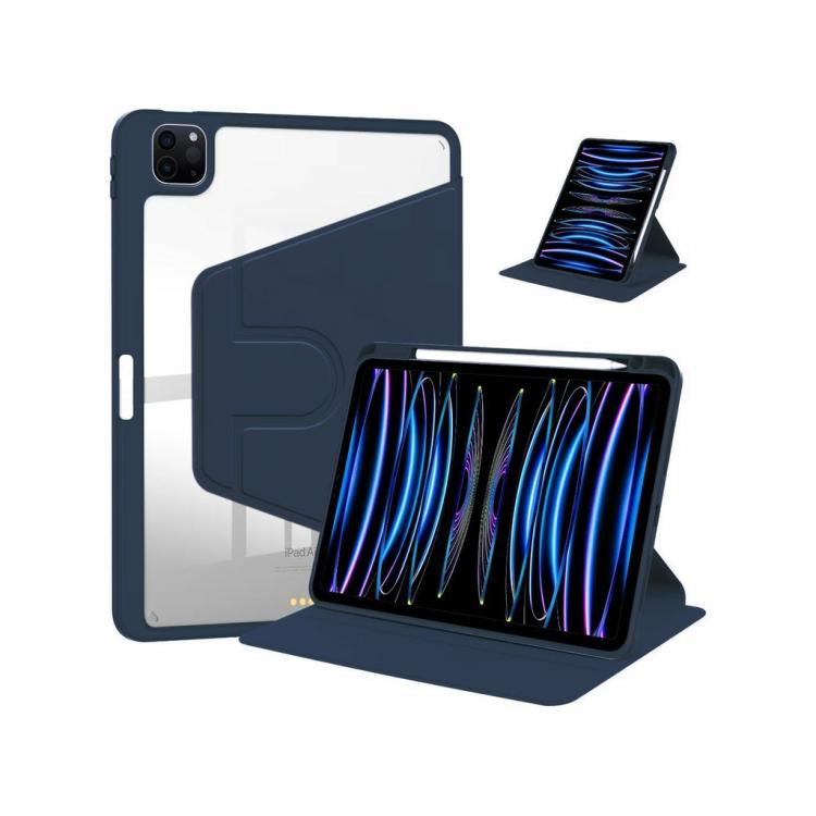 All Cases | For Ipad 10 109" 2022  Pu Leather Protective Case Dark Blue All Cases All Cases