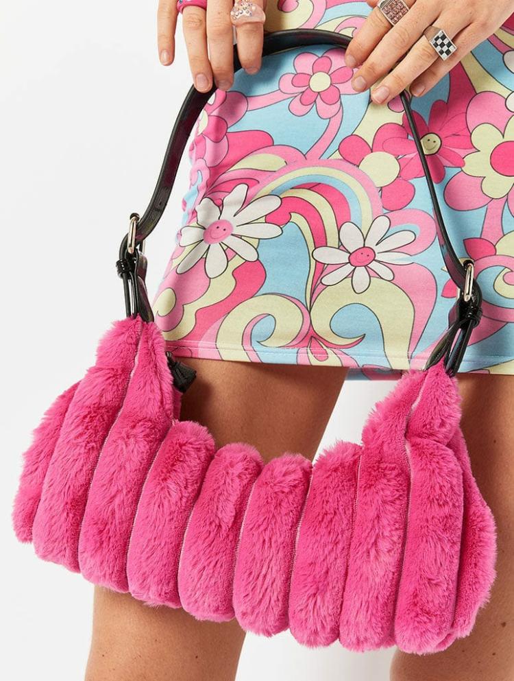 Bags | Cire Pink Fluff Shoulder Bag Bags Bags