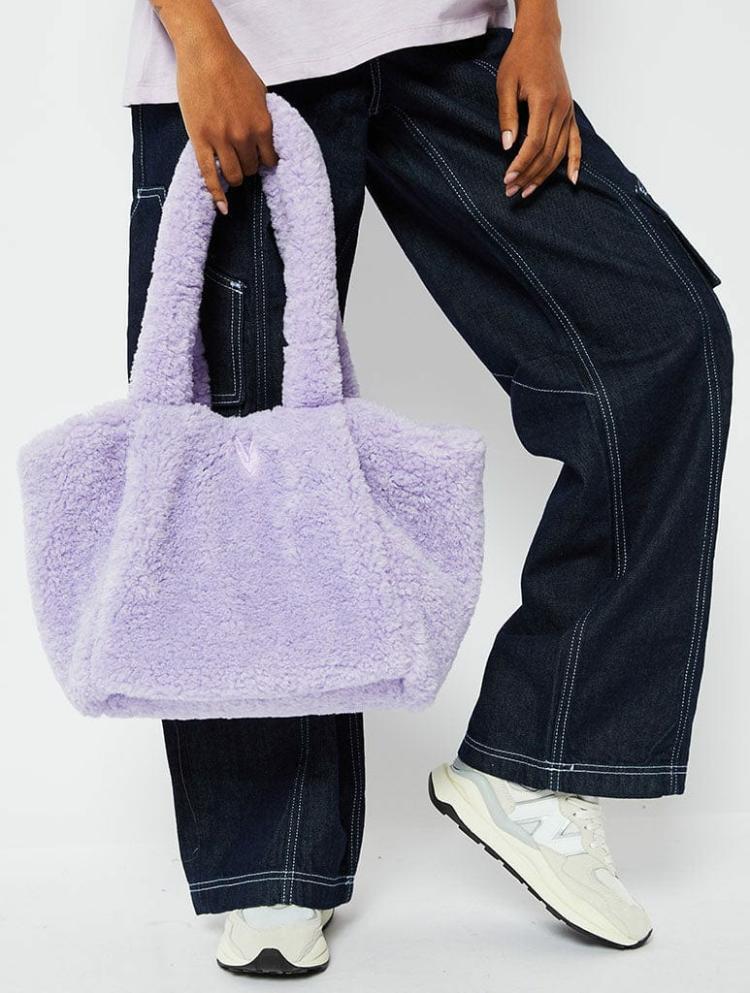 Bags | Ella Lilac Borg Tote Bag Bags Bags