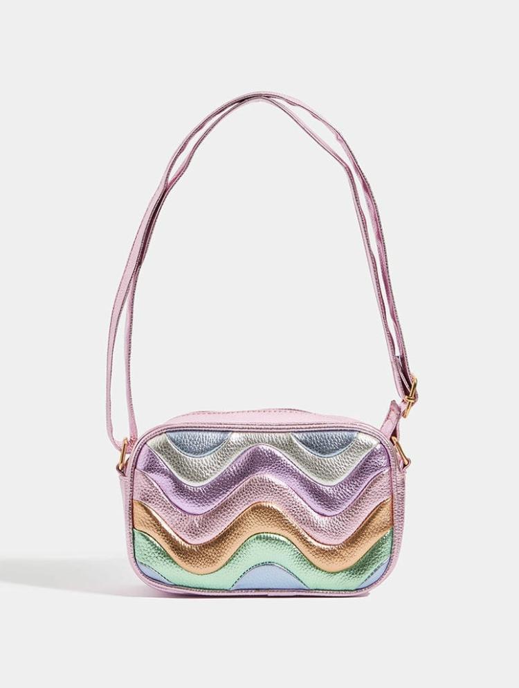 Bags | Millie Pastel Rainbow Wave Cross Body Bag Bags Bags