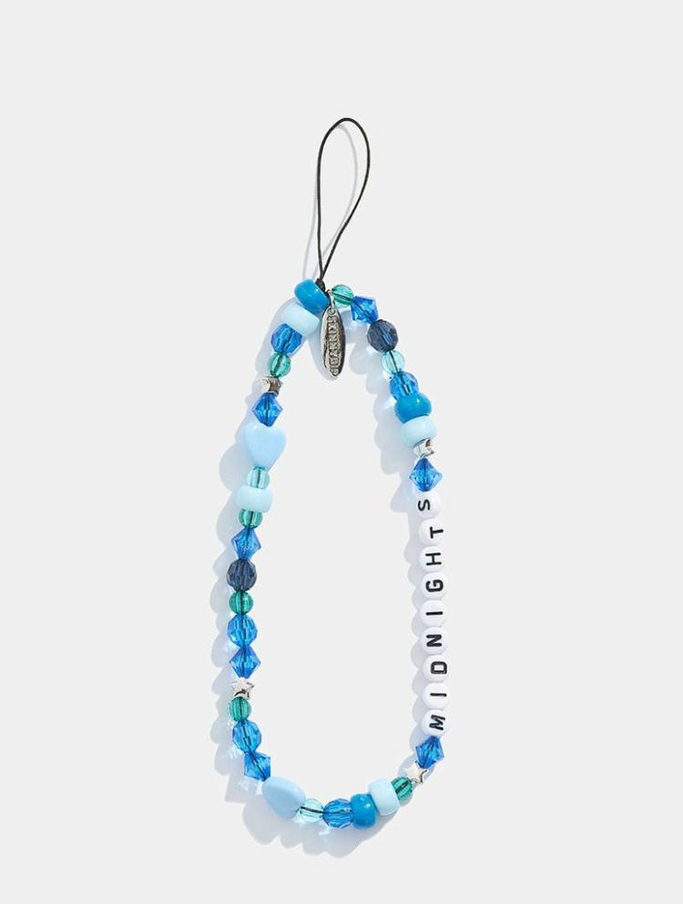 Beaded Phone Straps | Midnights Blue Beaded Phone Strap Beaded Phone Straps Beaded Phone Straps