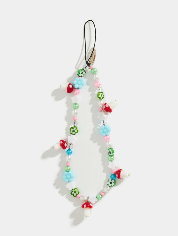 Beaded Phone Straps | Toadstool Beaded Phone Strap Beaded Phone Straps Beaded Phone Straps