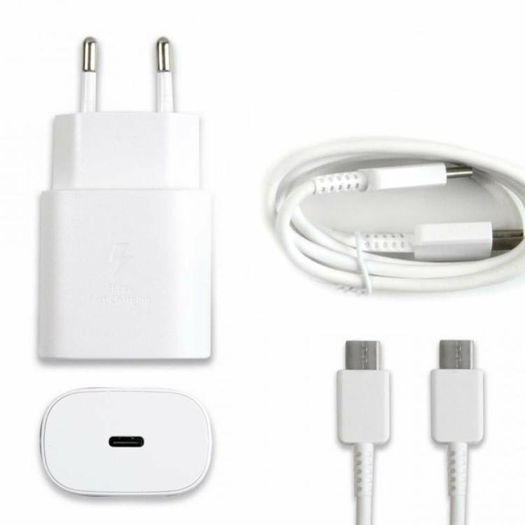 Chargers | Fast Charge Travel Adaptor 25W Incl Usb-C Cable 100Cm White Retail Box Chargers Chargers