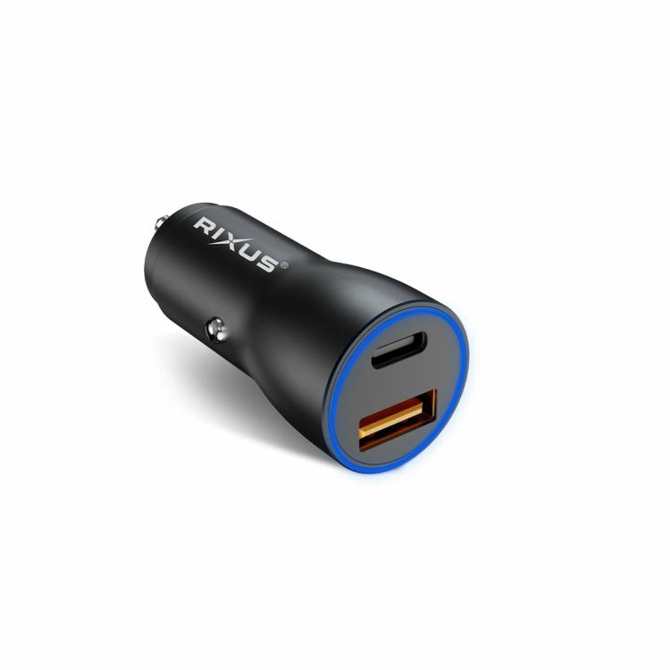 Chargers | Rxcc12 Usb-C Pd+Qc3.0 Car Charger 18W Black Chargers Black