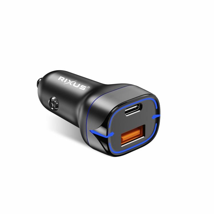 Chargers | Rxcc13 Usb-C Pd+Qc3.0 Car Charger 18W Black Chargers Black