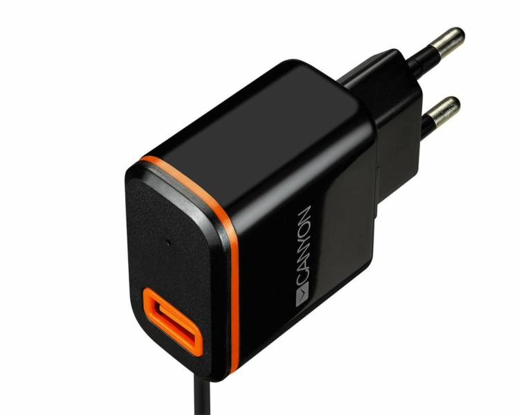 Chargers | Wall Charger H-042 Usb-A2.1A + Usb-C Black Orange Chargers Chargers