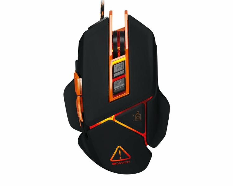 Computer Accessories | Gaming Mouse Gm-6 Hazard Led 9 Buttons Black Orange Computer Accessories Computer Accessories