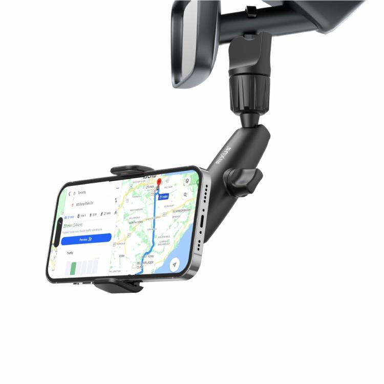 For The Car | Rxhw65 360° Rear View Mirror Phone Holder Mount Black For The Car Black