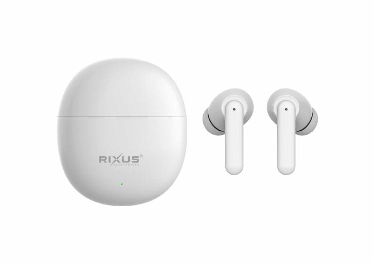 Headphones | Rxbt69A Tws Earbuds With Charging Case White Headphones Headphones