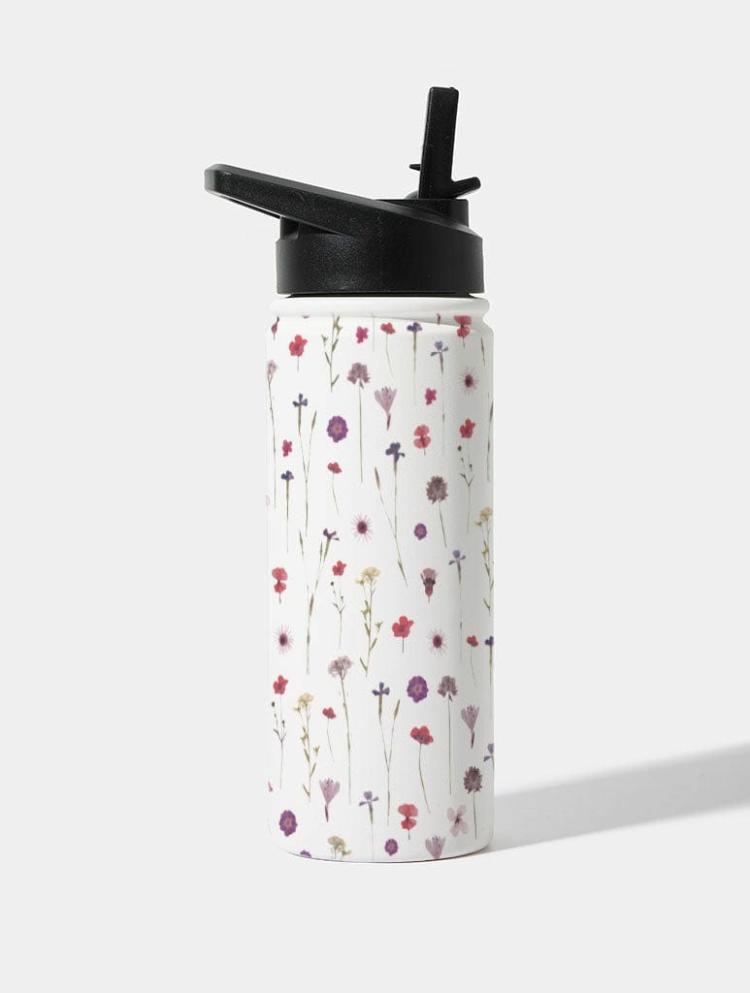 Home & Lifestyle | Floral Meadow 18Oz Stainless Steel Water Bottle Home & Lifestyle Home & Lifestyle