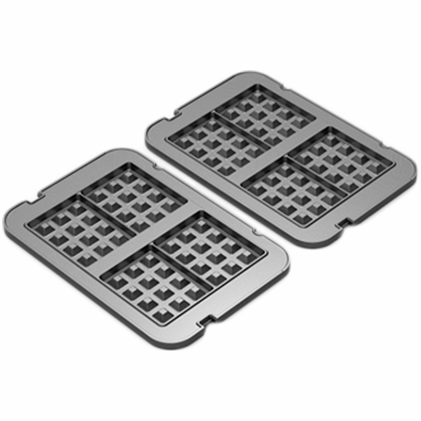 Household Appliances | Eg1/Eg5 Waffle Plates Black (2Pcs) Household Appliances Black