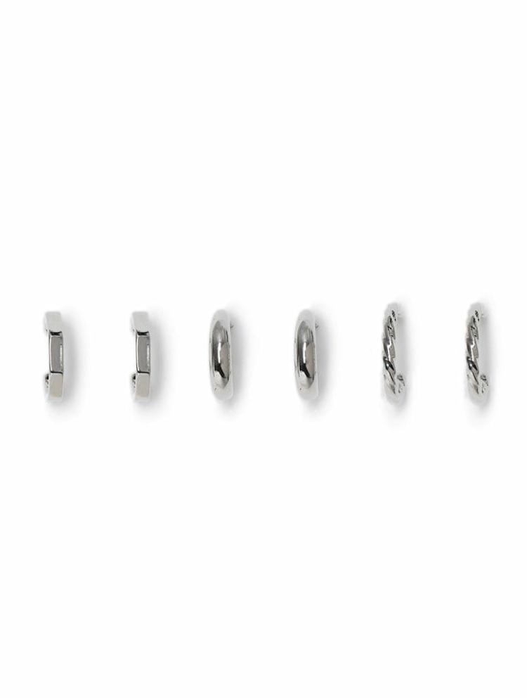 Jewellery |  3 Pack Silver Hoop Multipack Earrings Jewellery Jewellery