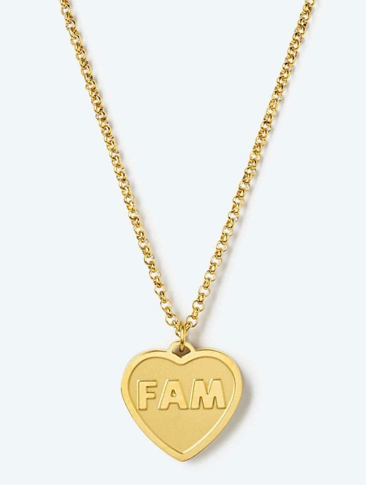 Jewellery |  Fam Heart Pendant Necklace Jewellery Jewellery