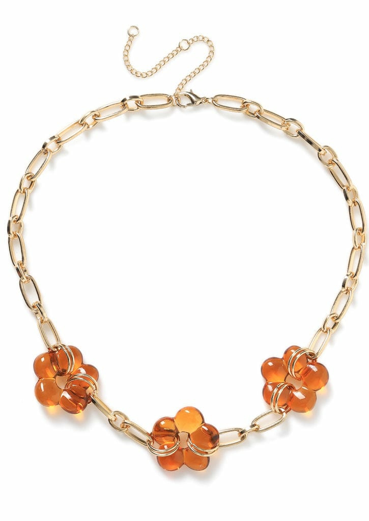 Jewellery |  Orange Flower Necklace Jewellery Jewellery