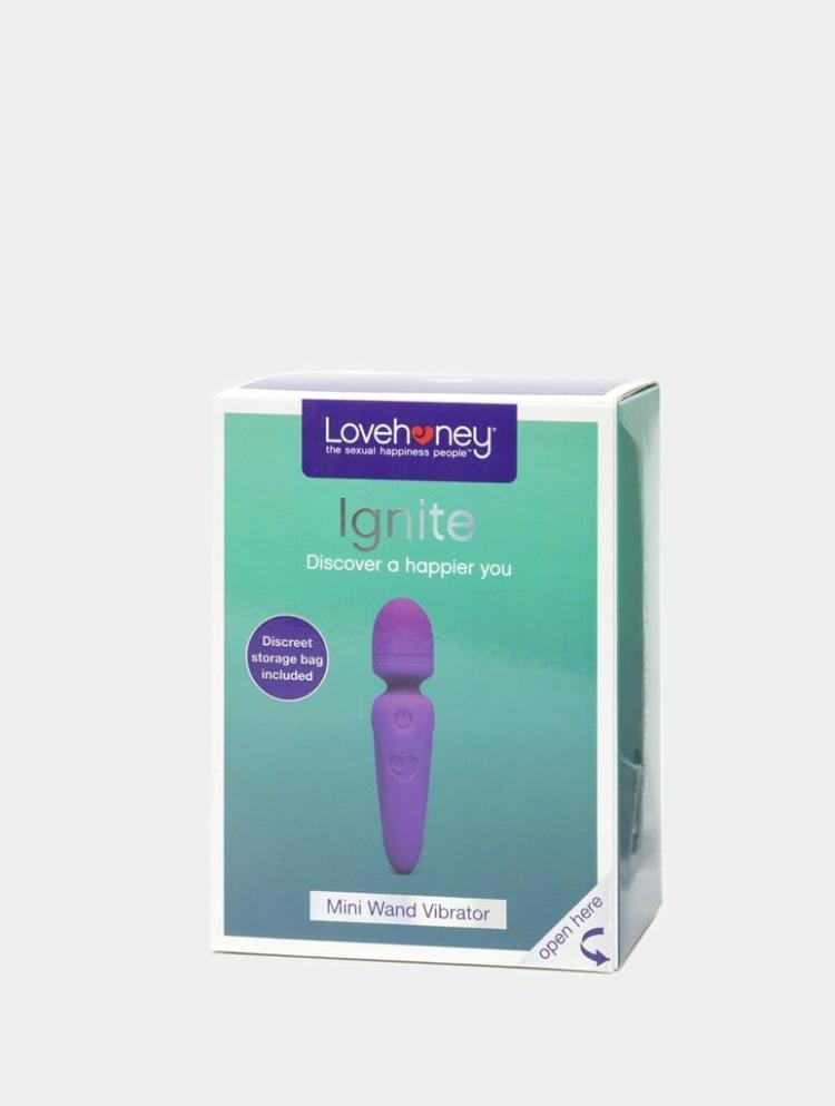 Sexual Pleasure & Wellbeing |  Ignite Rechargeable Wand Vibrator Purple Beauty Beauty